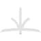 Ekena Millwork Davenport Architectural Grade PVC Gable Bracket, 72"W x 45"H x 4"D x 4"F, 15/12 Pitch GBP072X45X0404DAV00 - alternate 3